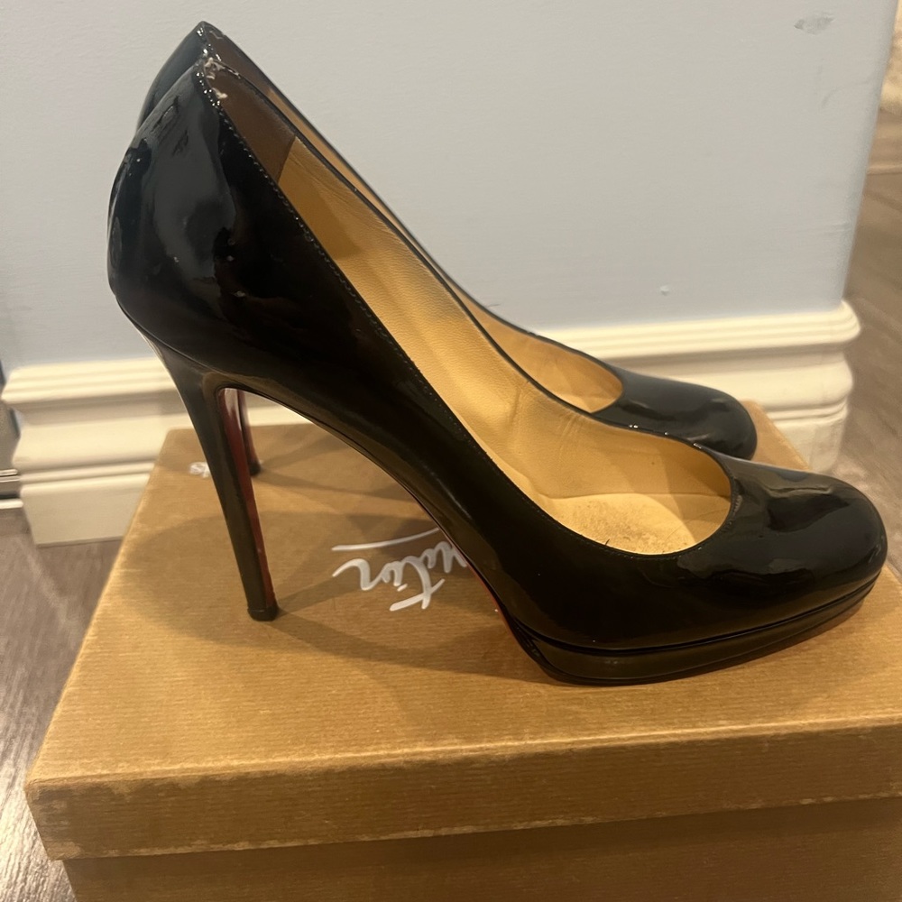 Christian Louboutin New Simple Pump 120 Patent Calf in Black